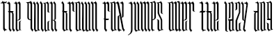 Example 1 of  Font