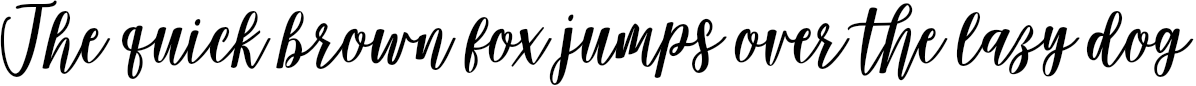 Example 1 of  Font