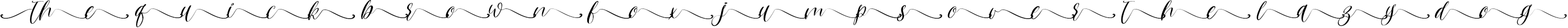Example 2 of  Font