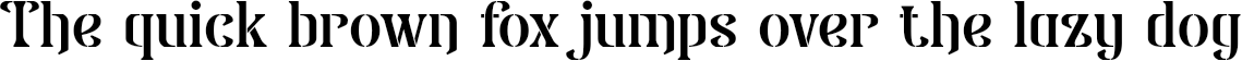 Example 1 of  Font