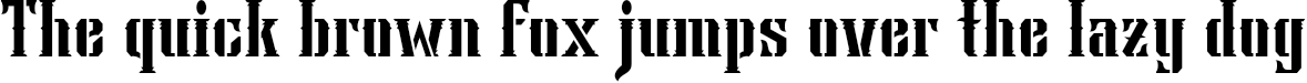 Example 3 of  Font