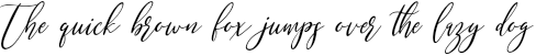 Example 1 of  Font