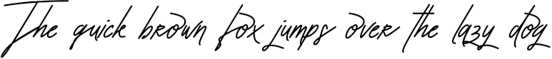 Example 1 of  Font