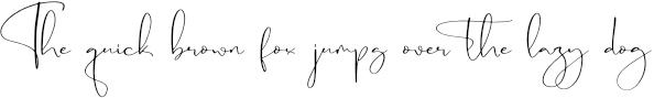 Example 1 of  Font
