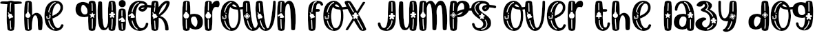 Example 1 of  Font