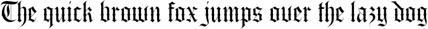 Example 1 of  Font