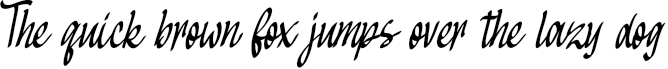 Example 1 of  Font