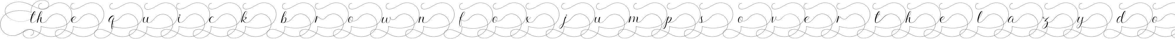 Example 3 of  Font