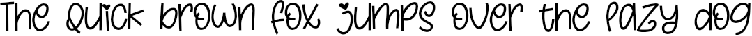 Example 3 of  Font