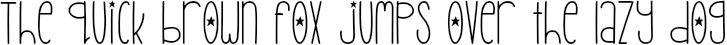Example 1 of  Font