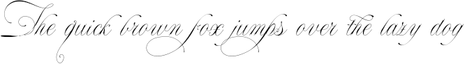 Example 1 of  Font