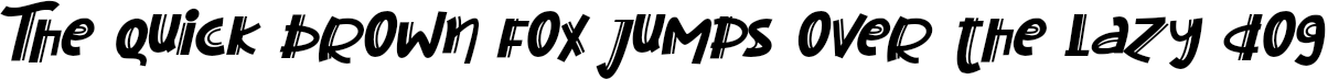 Example 20 of  Font