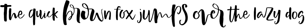 Example 92 of  Font