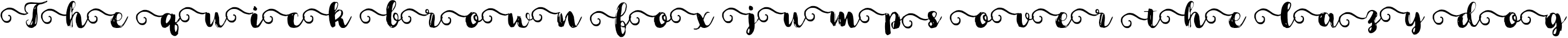 Example 3 of  Font