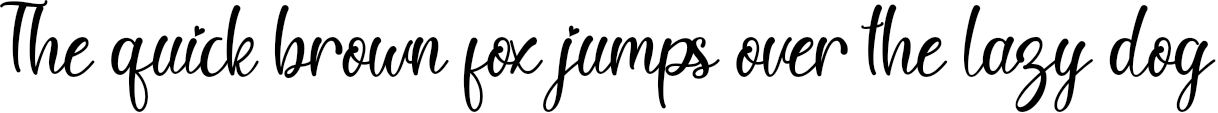 Example 3 of  Font
