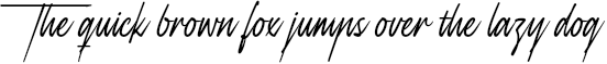 Example 2 of  Font
