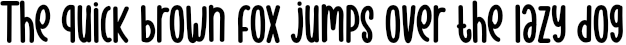 Example 1 of  Font