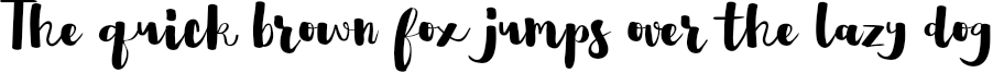 Example 1 of  Font