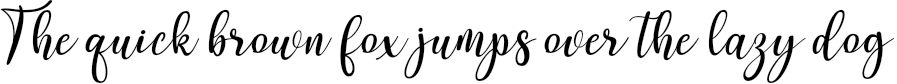 Example 2 of  Font