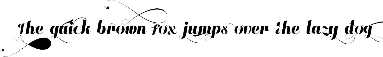Example 1 of  Font
