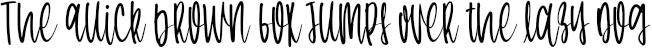 Example 1 of  Font