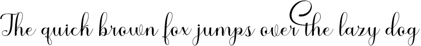 Example 1 of  Font