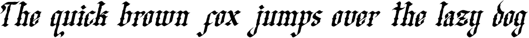 Example 1 of  Font