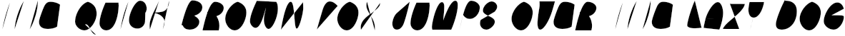 Example 3 of  Font