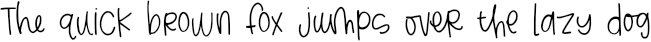 Example 1 of  Font