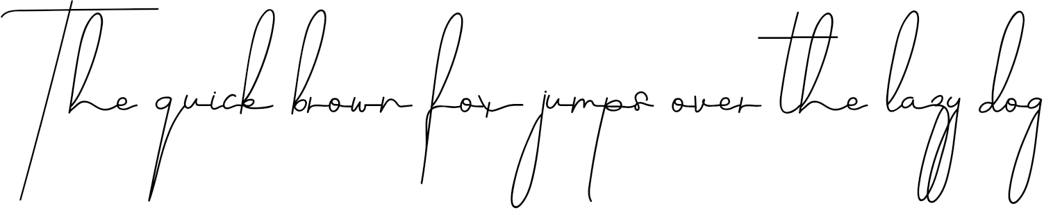 Example 1 of  Font