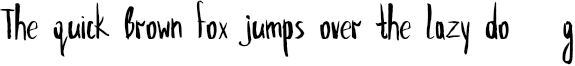 Example 1 of  Font