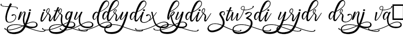 Example 1 of  Font