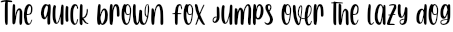 Example 1 of  Font