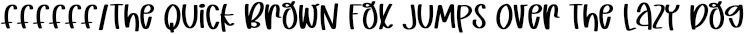 Finally preview for Finally - A cute handwritten font