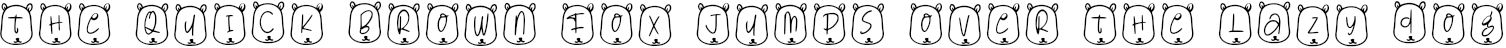 Example 1 of  Font