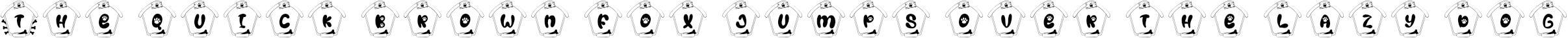 Example 1 of  Font
