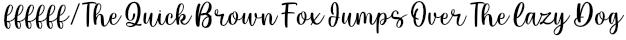 Matilda Symphony preview for Matilda Symphony - Elegant Calligraphy Font