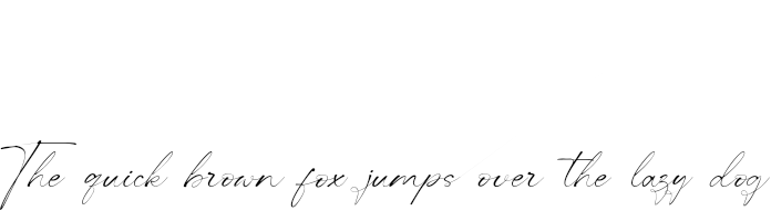 Example 1 of  Font