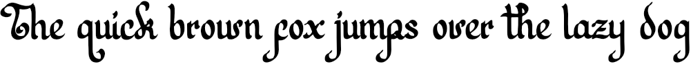 Example 1 of  Font