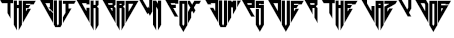 Example 1 of  Font