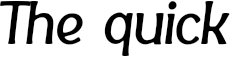 Example 1 of  Font