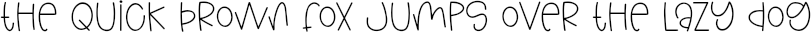 Example 1 of  Font