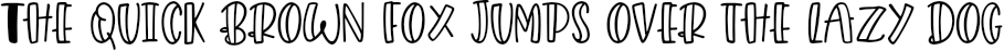 Example 1 of  Font