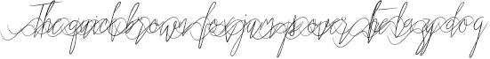 Example 2 of  Font