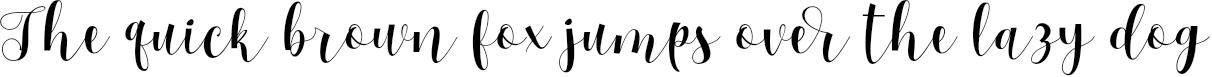 Example 1 of  Font