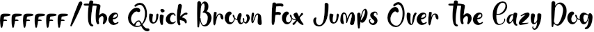 Font preview for Easter Bunny