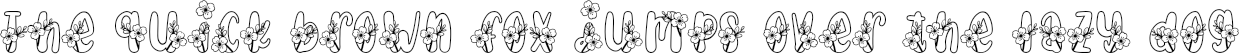 Example 1 of  Font