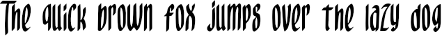 Example 1 of  Font