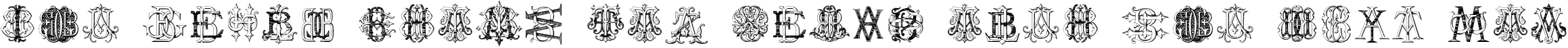 Example 1 of  Font
