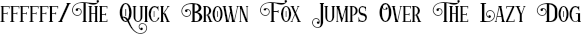 Font preview for Theorisim Font